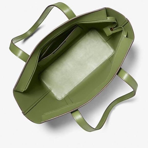 NWT Michael Kors Pratt Large Tote Bag Light Sage - Picture 3 of 3